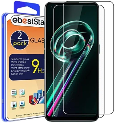 Abbildung von ebestStar {2 Stück) Panzer Schutz Glas für Realme 9 Pro+ Pro Plus, 3D Displayschutz, 9H gehärte Glas, Abgerundete, Blasenfrei