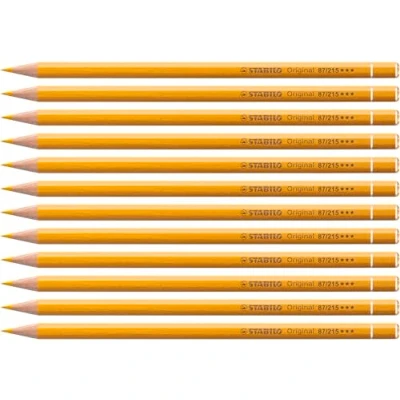 Abbildung von Premium Buntstift STABILO Original 12er Pack indischgelb