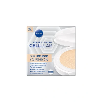 Abbildung von Nivea Cellular Expert Finish 3IN1 Pflege Cushion Bright Gesichtswasser, Größe: 15 g, Light 01