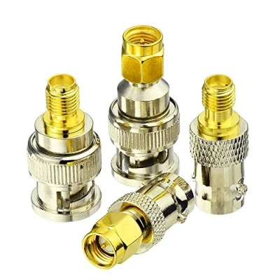 Abbildung von Eightwood Antennenadapter Kit SMA auf BNC 4 Typ für Handheld Ham Radio PC LAN USB Raspberry Pi TYT Icom WiFi Antenne MEHRWEG