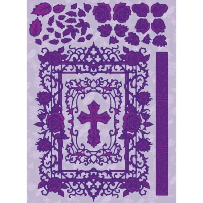 Abbildung von Dawn Bibby Gothic Romance Die Rose &amp; Thorn Frame (DB1076)