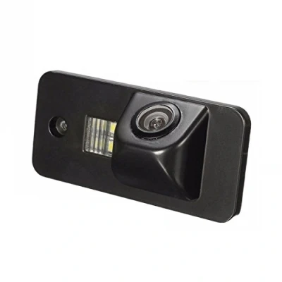 Abbildung von Kalakass 12V HD CCD Rückfahrkamera für Auto Nummernschild mit 170 Grad Weitwinkel Objektiv Nachtsicht wasserdichte IP67 Einparkhilfe kompatibel A3 A4 A5 A6 A6L A8 Q7 S4 RS4 S5 TT