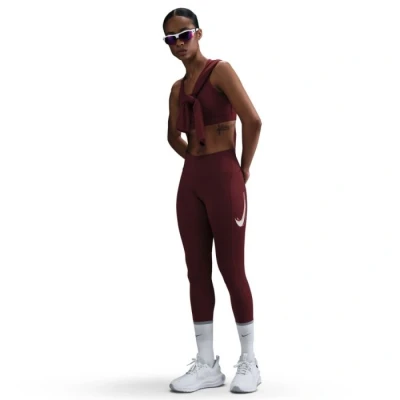 Abbildung von Nike Performance FAST Lauftights, Damen, Größe: Small, Dark team red