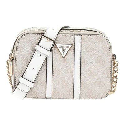 Abbildung von Guess Noreen Camera Crossbody Umhängetasche, Damen, Größe: One Size, Dove logo