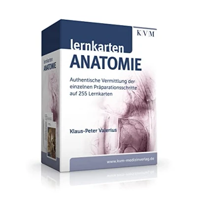 Abbildung von Lernkarten Anatomie: Authentische Vermittlung der einzelnen Präparationsschritte auf 255