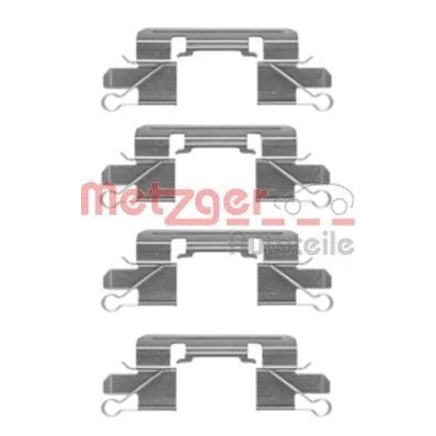 Abbildung von METZGER 109 1769 Zubehörsatz, Scheibenbremsbelag NISSAN: NP300 Navara Pritsche / Fahrgestell, Pickup, Pathfinder 3