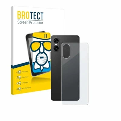Abbildung von BROTECT Entspiegelungs Schutzglas für Sony Xperia 10 VI (Rückseite) Schutz Folie Panzerfolie Glas Matt [Extrem Kratzfest 9H, Anti Reflex]