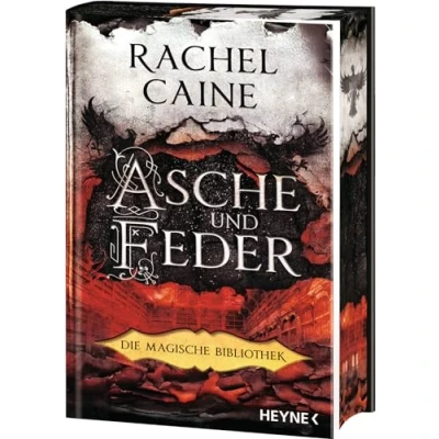 Abbildung von Asche und Feder Die Magische Bibliothek: Dark Academia Sensation Mit farbig gestaltetem Buchschnitt nur in limitierter Erstauflage Roman (Die Bibliothek Reihe, Band 3)