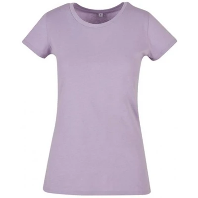 Abbildung von Build Your Brand Rundhalsshirt Ladies&#039; Basic Tee Kurze, eingesetzte Ärmel