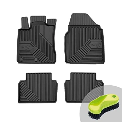 Abbildung von FROGUM No.77 Gummimatten Ganzjahresset von Auto Fußmatten Autofussmatten für Nissan Qashqai I 2006 2013 Langlebiges TPE Material