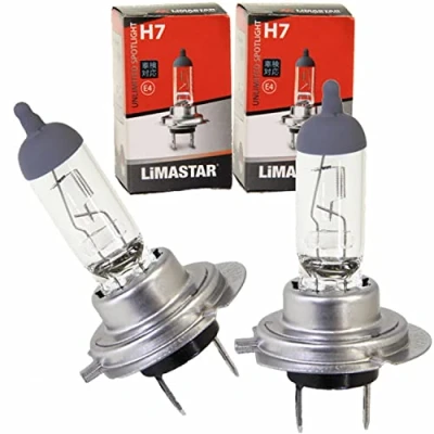 Abbildung von 2X Halogen H7 Scheinwerferlampe Birne 70W 24V Abblendlicht Fernlicht Glühlampen E Prüfzeichen Sockel PX26d Warm Weiß