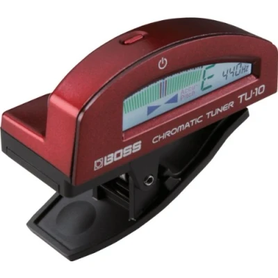 Abbildung von BOSS TU 10 BN Gitarren Stimmgerät, Clip On Tuner mit &#039;&#039;True Colour&#039;&#039; Display, umfassende visuelle Rückmeldung, braun