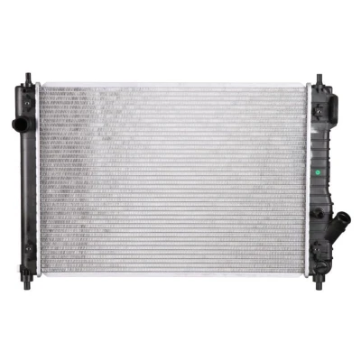 Abbildung von NRF 53903 Kühler, Motorkühlung Aluminium 600 411 25 Kühlrippen gelötet CHEVROLET: Aveo / Kalos Limousine, Schrägheck