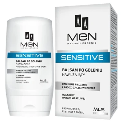 Abbildung von AA Men Sensitive Balsam nach Rasur Feuchtigkeitsspendend für die Haut sehr sensibel 100 ml
