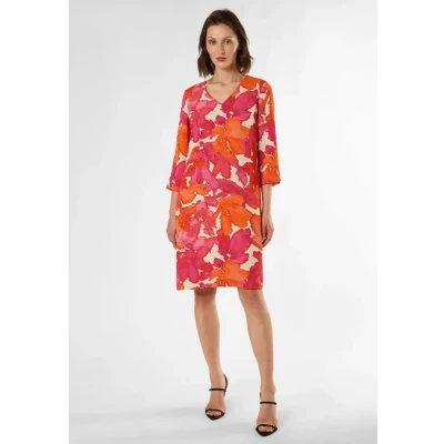Abbildung von comma Kleid mit Allover Muster