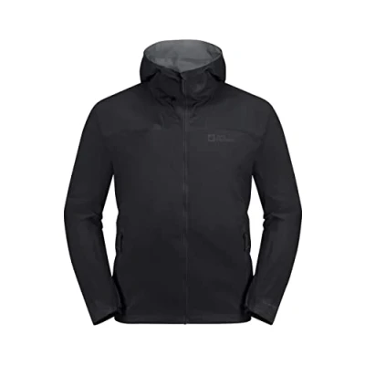 Abbildung von Jack Wolfskin Prelight 2 5 Regenjacke / wasserabweisende Jacke, Herren, Größe: XXL, Black