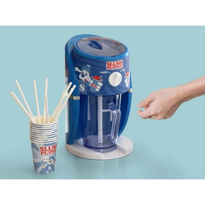Abbildung von Fizz creations Eismaschine Slush Puppie Snow Cone Maschine, 1,10 l, Eis Maschine im Retro Design