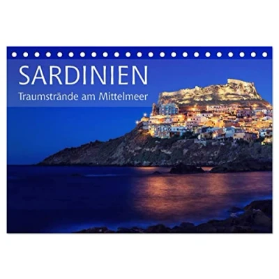 Abbildung von Sardinien Traumstrände am Mittelmeer (Tischkalender 2025 DIN A5 quer), CALVENDO Monatskalender