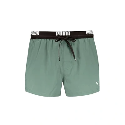 Abbildung von Puma SWIM MEN LOGO Badeshorts, Herren, Größe: Small, Dark green
