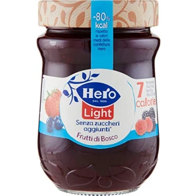 Abbildung von Hero Light Konfitüre Leichte Brotaufstriche wilde Beeren Italien 280 g