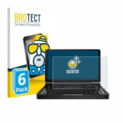 Abbildung von BROTECT Entspiegelungs Schutzfolie für GPD Win Mini (2024) (6 Stück) Matte Displayschutz Folie, Anti Reflex, Fingerprint