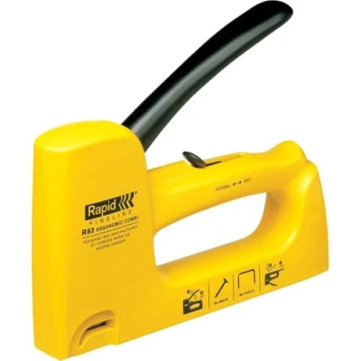 Abbildung von Rapid Handtacker R83E Kunststoff in Blisterverpackung gelb