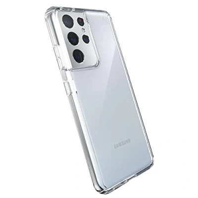 Abbildung von Speck Produkte Presidio Perfect Clear Samsung Galaxy S21 Ultra 5G Schutzhülle, Transparent/Transparent