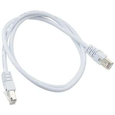 Abbildung von Pro Signal PSG90500 Ethernet Patchkabel, RJ45 auf RJ45, Cat5e, S/FTP, 1 m, Weiß