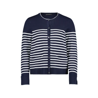 Abbildung von Betty Barclay Strickjacke, Damen, Größe: 36, Patch dark blue cream