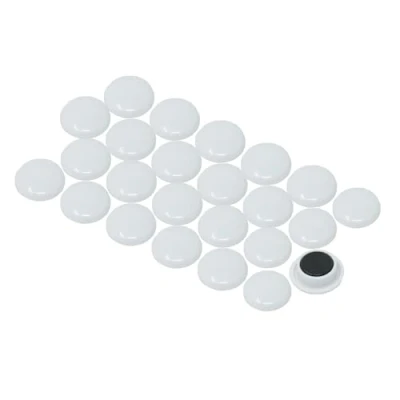 Abbildung von Kleine Weiße Planungsbüro Magnete Für Kühlschrank, Whiteboard, Mitteilungspaket von 240