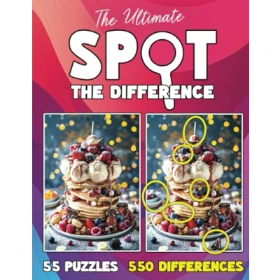 Abbildung von the Ultimate Spot Difference Book for Adults: 55 Picture Puzzles with 550 Differences to Find (Spot Adults : Large Print in Full Color)