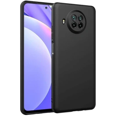 Abbildung von CoolGadget Schutzhülle TPU für Xiaomi Mi 10T Lite stoßfest, Kratzfest, präzise Aussparungen, kabelloses Laden, Schwarz