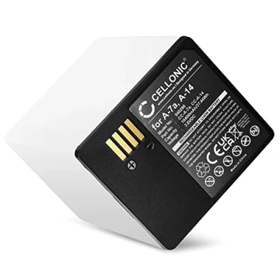 Abbildung von CELLONIC® A 7a, 14 Ersatz Akku für Arlo Go 2, Pro 3, 3 Floodlight, 4, 4 XL, Ultra 2 XL Ersatzakku, Batterie 10400mAh, Sicherheitskamera/Alarm System