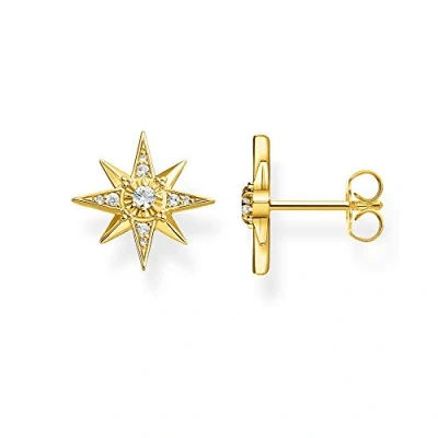 Abbildung von Thomas Sabo Ohrstecker Stern gold vergoldetes Silber H2081 414 14