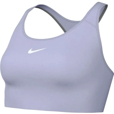 Abbildung von NIKE Performance MED PAD BRA Sportbh mit mittlerer Stützkraft, Damen, Größe: Medium, Oxygen purple/white