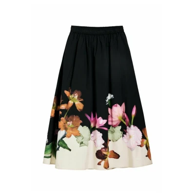 Abbildung von Desigual Maxirock, Damen, Größe: Small, Black