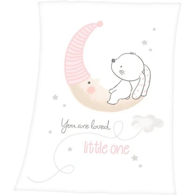 Abbildung von Babydecke Little Bunny, Baby Best, mit niedlichem Häschendesign, Kuscheldecke