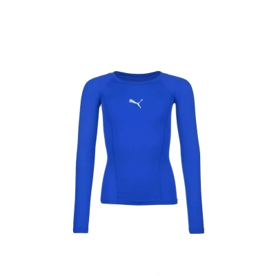 Abbildung von Puma LIGA Baselayer LS JR Sport Tshirt für Kinder, Größe: 128, Electric blue lemonade