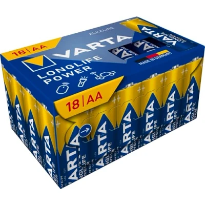 Abbildung von VARTA Batterien AAA, 12 Stück, Longlife Power, Alkaline, 1,5V, für Spielzeug, Funkmäuse, Taschenlampen, Made in Germany