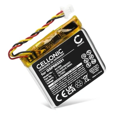 Abbildung von CELLONIC® Ersatz Akku GSP683331 für JBL Live 660, 660NC Wireless Kopfhörer Ersatzakku 600mAh Batterie, Kopfhörerakku, Bluetooth Headset