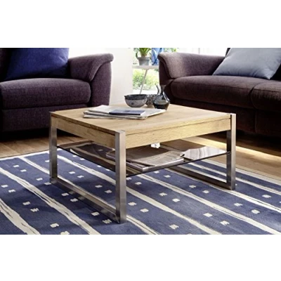 Abbildung von MCA furniture Couchtisch aus Massivholz in Eiche (BxHxT: 65x38x65 cm)