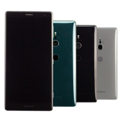Abbildung von Sony Xperia XZ2 Smartphone (14,5 cm (5,7 Zoll) IPS Full HD+ Display, 64 GB interner Speicher und 4 RAM, Dual SIM, IP68, Android 8.0) Liquid Silver Deutsche Version