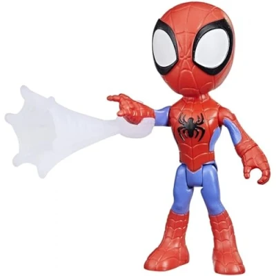 Abbildung von Marvel Spidey and His Amazing Friends Figur, 10 cm große Action Figur und 1 Accessoire, für Kinder ab 3 Jahren