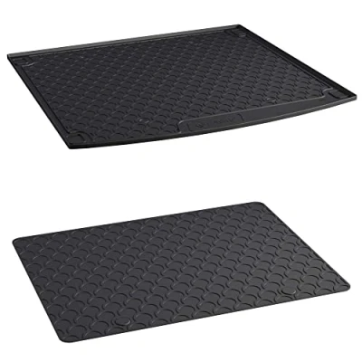 Abbildung von AROBA GL1006DB SET Design Kofferraumwanne &amp; Zusatzmatte Doggy Mat kompatibel mit Volkswagen Touareg ab BJ. 05.2018&gt; passgenau