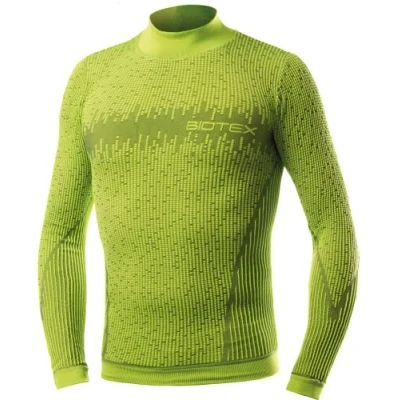 Abbildung von BIOTEX Herren Bioflex Warm 3D Rollkragen, grün, M L
