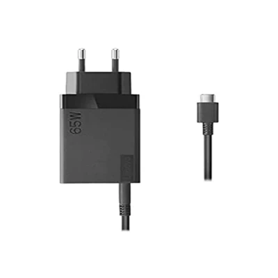 Abbildung von Lenovo USB C AC Reiseadapter 65 Watt, Schwarz, 40AW0065EU