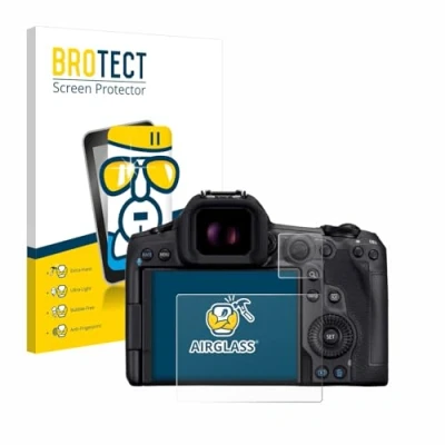 Abbildung von BROTECT Schutzglas für Canon EOS R5 Mark II Schutzfolie Panzer Folie Glas [Extrem Kratzfest 9H, Anti Fingerprint, Ultra Transparent]