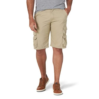 Abbildung von Wrangler Authentics Herren Premium Twill Cargo Shorts Beige 50