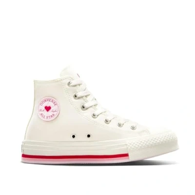 Abbildung von Converse Chuck Taylor ALL STAR EVA LIFT Unisex Sneaker high für Kinder, Größe: 38.5, Vintage white/red/light jellyfish jitter Schuhe