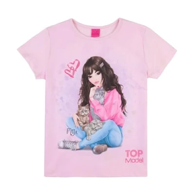 Abbildung von TOP Model Tshirt print für Kinder, Größe: 140, Cherry blossom